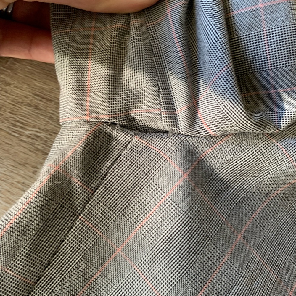 ▶️ Ted Baker Men’s Knit Blazer sz 5 gray plaid designer career formal casual* - Picture 6 of 15